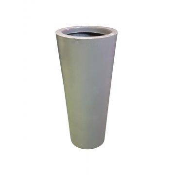 Maceta De Plastico Rotomoldeada Gris